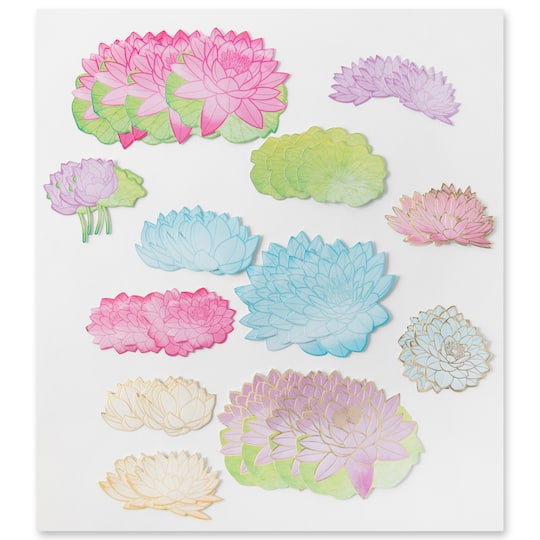 Lotus Flower Die Cut Stickers by Recollections™